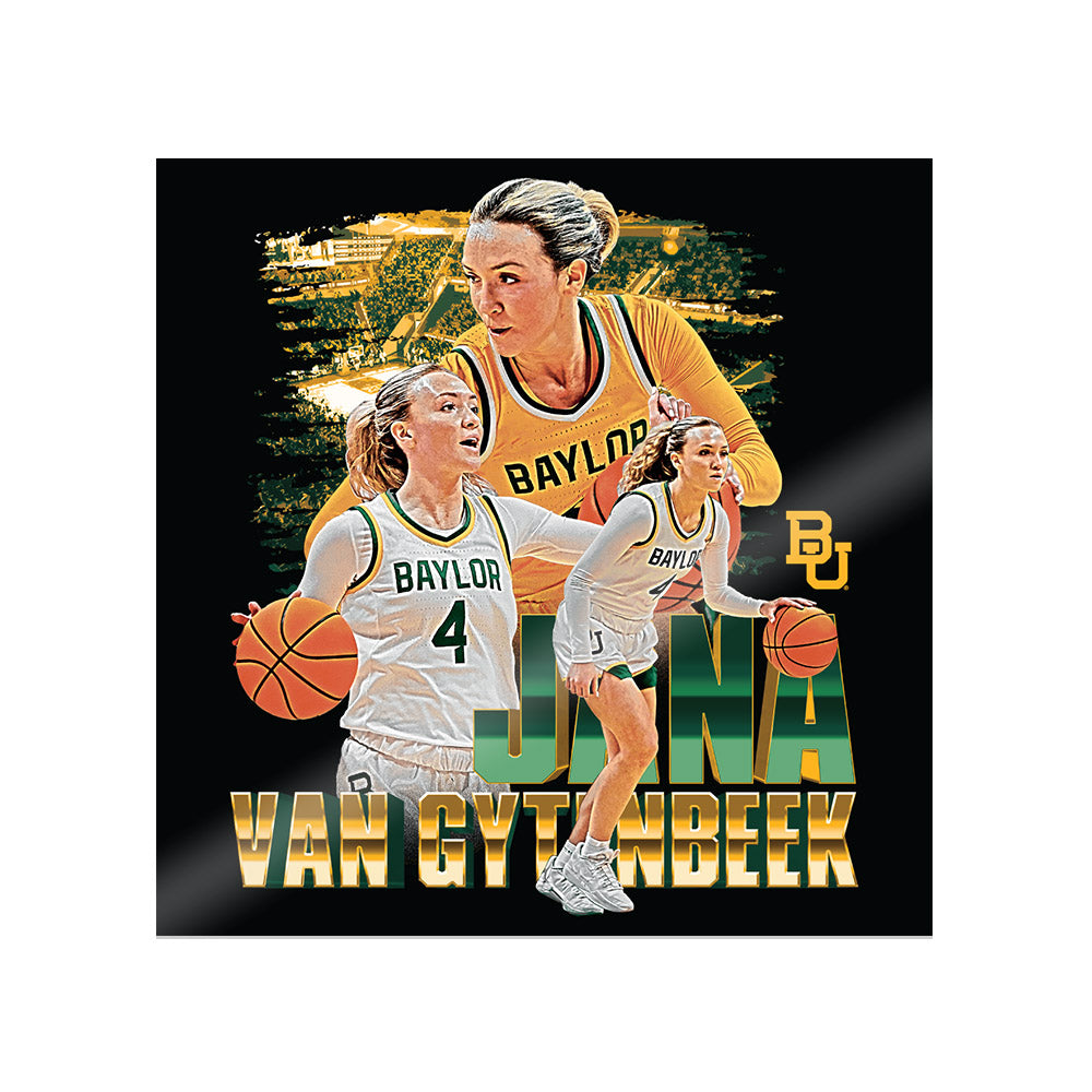 Baylor - NCAA Women's Basketball : Jana Van Gytenbeek - Sticker-0