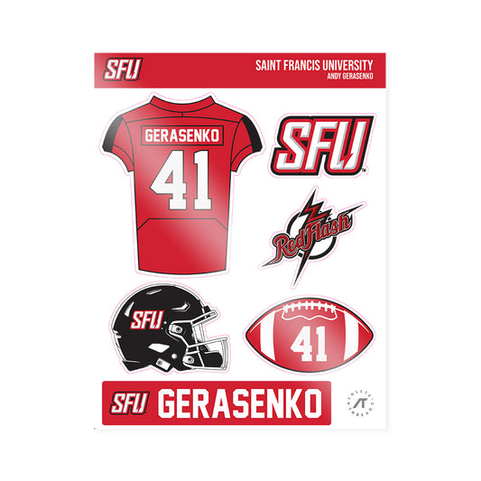 St. Francis - NCAA Football : Andy Gerasenko - Sticker Sheet-0