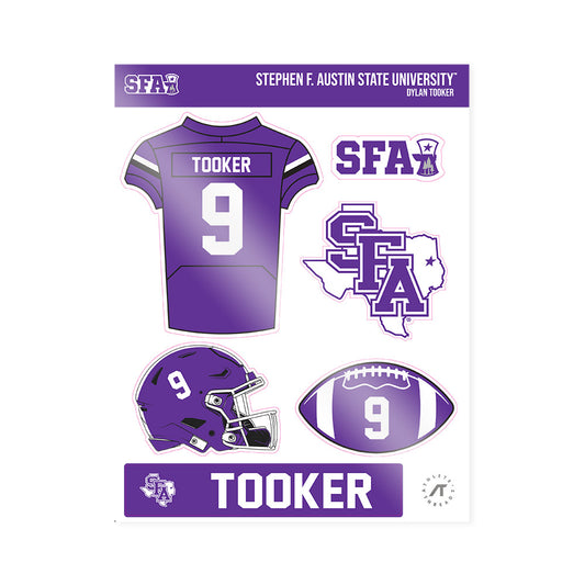 SFA - NCAA Football : Dylan Tooker - Sticker Sheet-0
