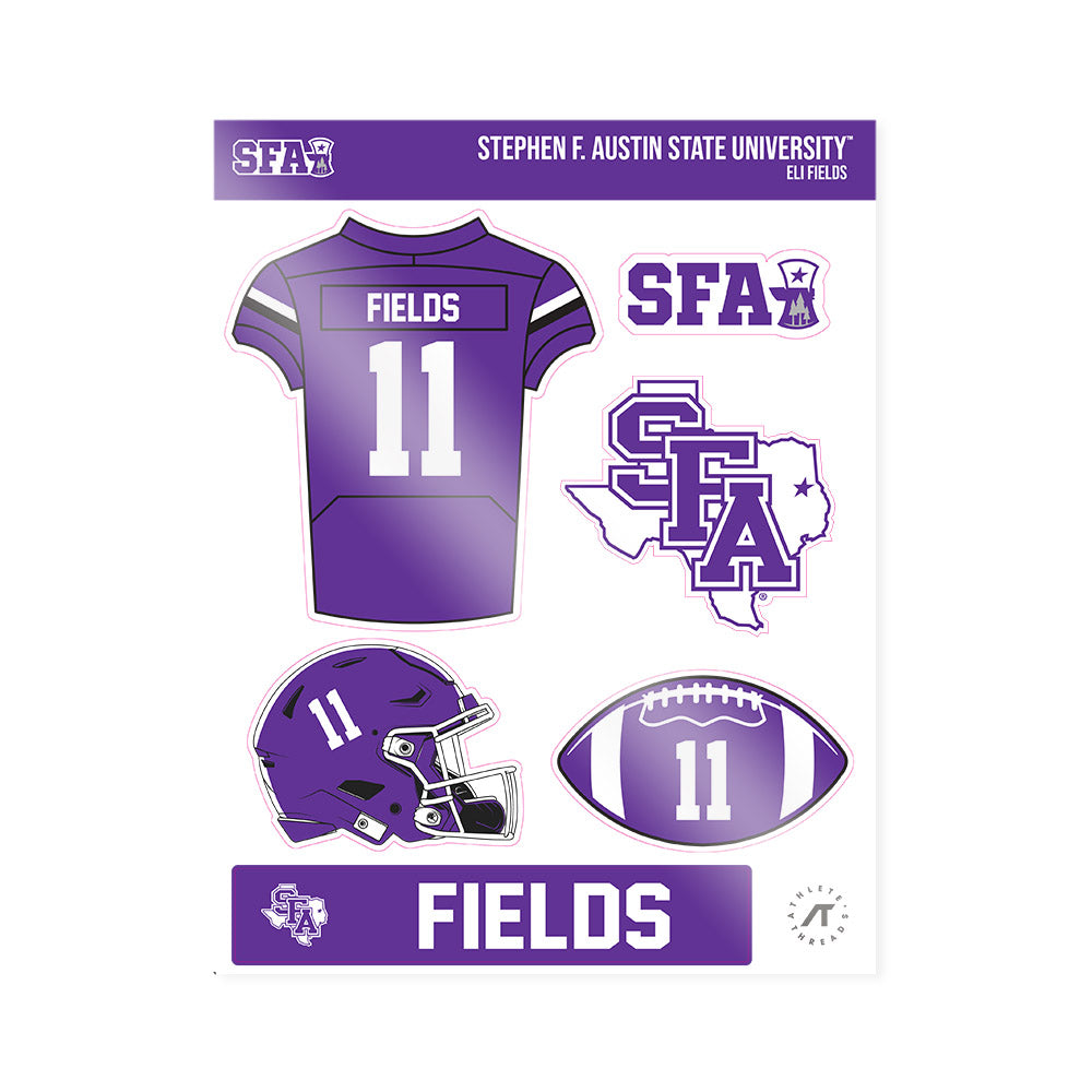 SFA - NCAA Football : Eli Fields - Sticker Sheet-0