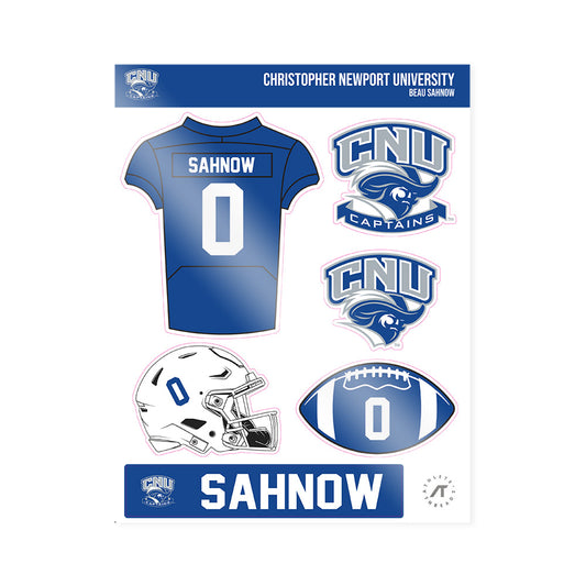  - NCAA Football : Beau Sahnow - Sticker Sheet-0