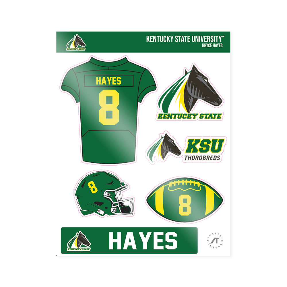 KYSU - NCAA Football : Bryce Hayes - Sticker Sheet-0