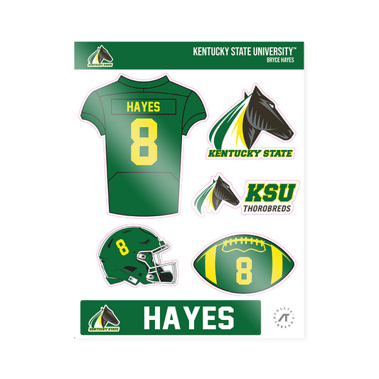KYSU - NCAA Football : Bryce Hayes - Sticker Sheet-0