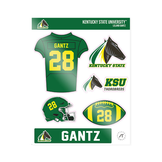 KYSU - NCAA Football : Leland Gantz - Sticker Sheet-0