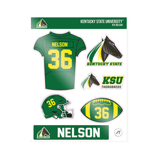 KYSU - NCAA Football : Kye Nelson - Sticker Sheet-0