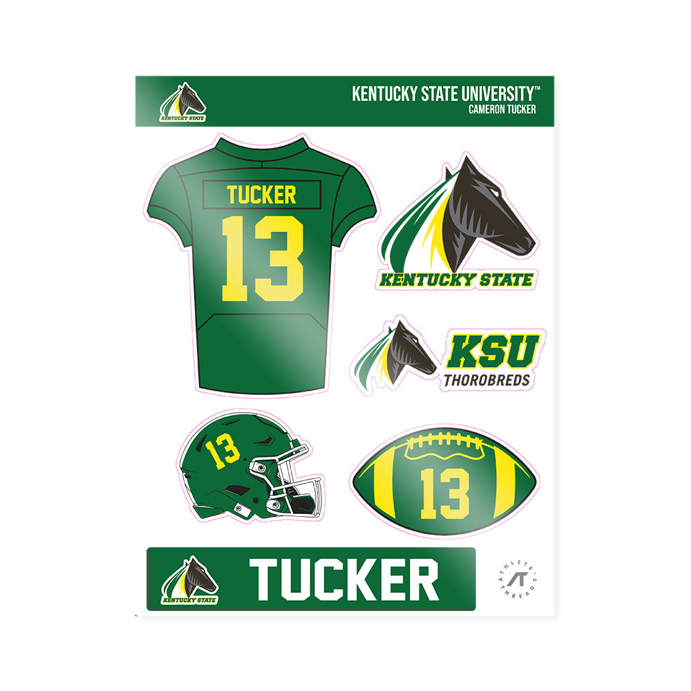 KYSU - NCAA Football : Cameron Tucker - Sticker Sheet-0
