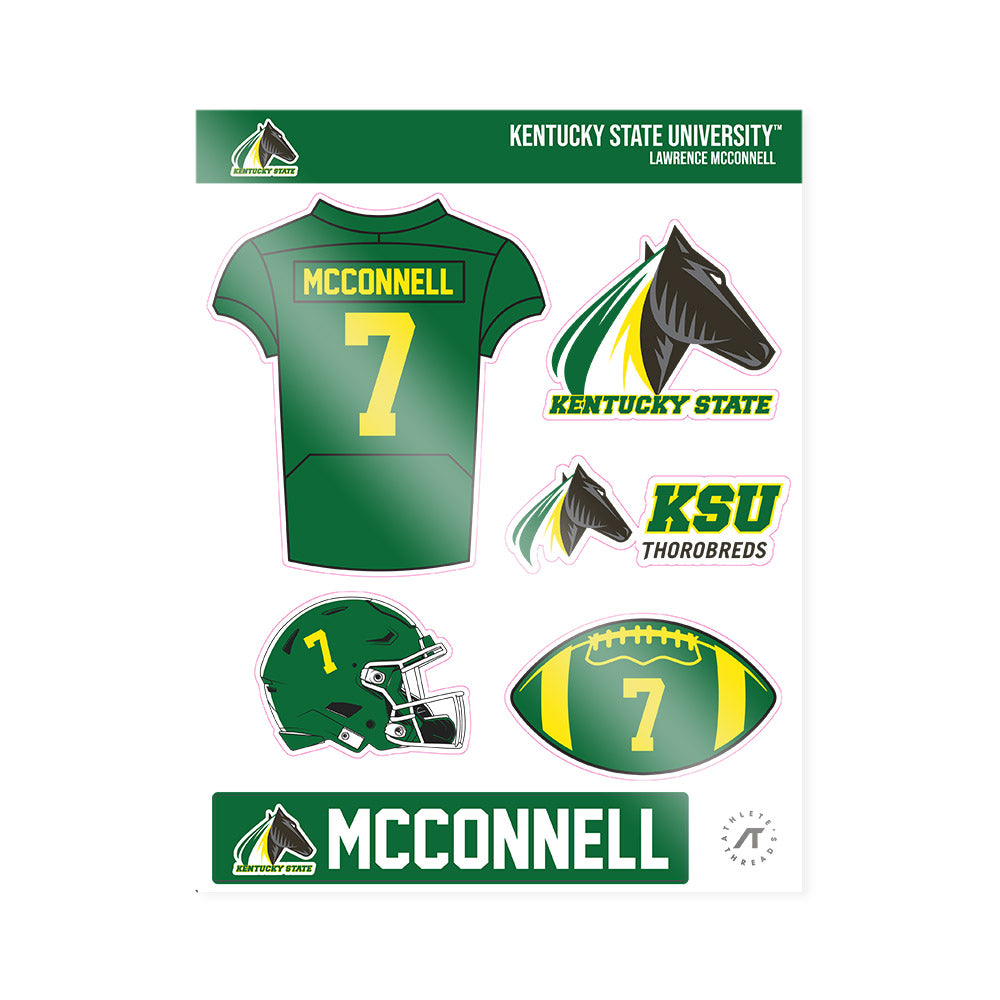 KYSU - NCAA Football : Lawrence McConnell - Sticker Sheet-0