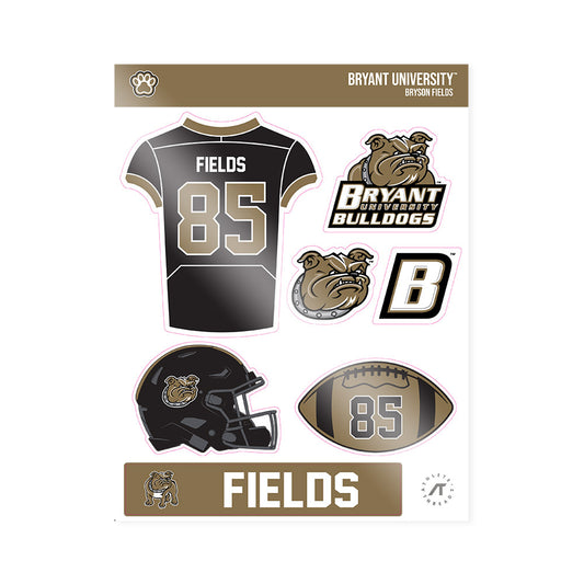 Bryant - NCAA Football : Bryson Fields - Sticker Sheet-0