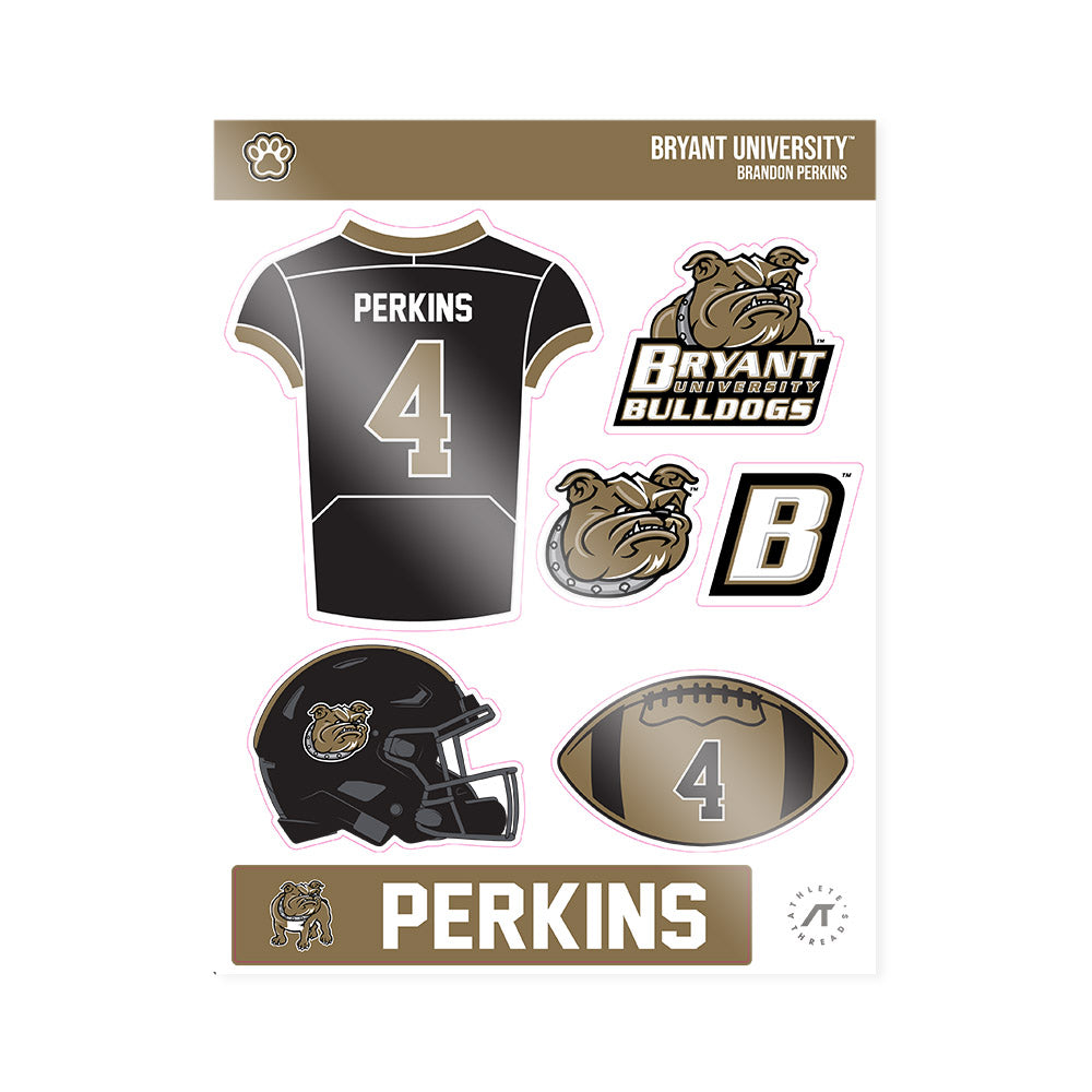 Bryant - NCAA Football : Brandon Perkins - Sticker Sheet-0