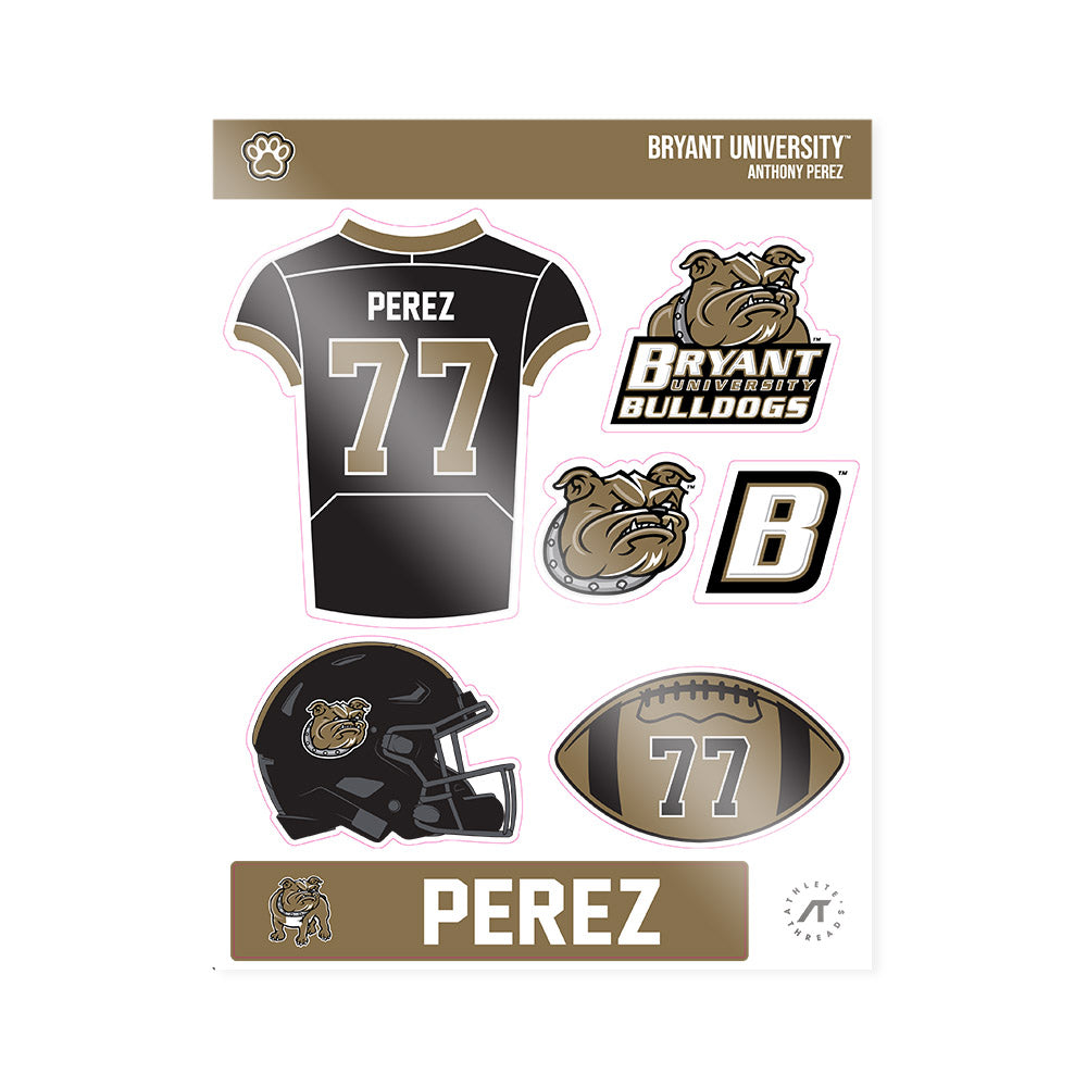 Bryant - NCAA Football : Anthony Perez - Sticker Sheet-0