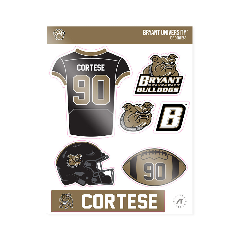 Bryant - NCAA Football : Joe Cortese - Sticker Sheet-0