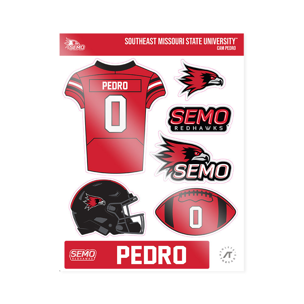 SEMO - NCAA Football : Cam Pedro - Sticker Sheet-0