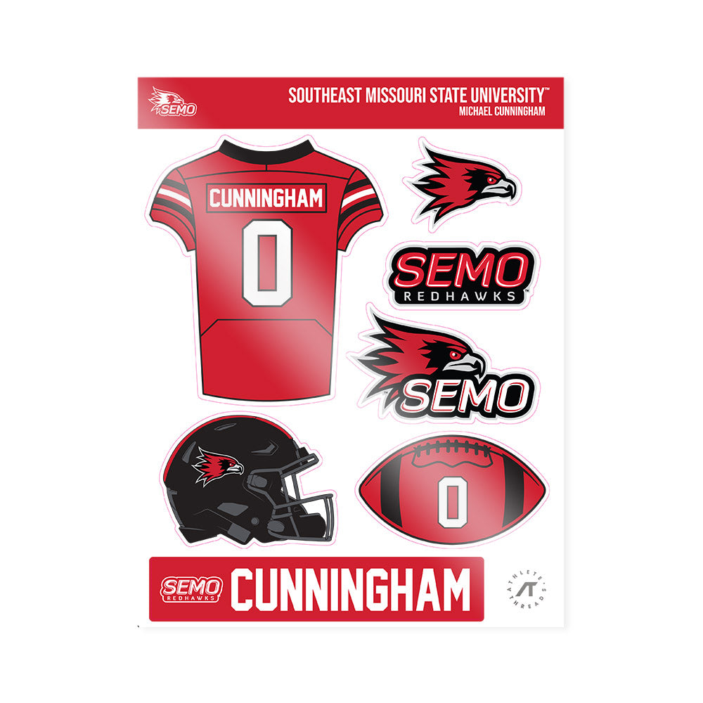 SEMO - NCAA Football : Michael Cunningham - Sticker Sheet-0