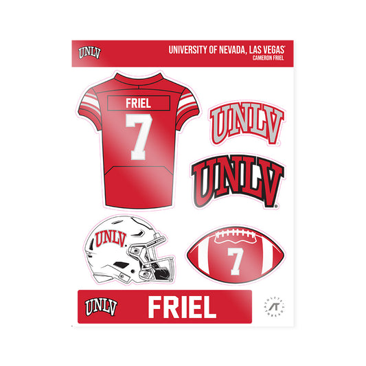 UNLV - NCAA Football : Cameron Friel - Sticker Sheet-0