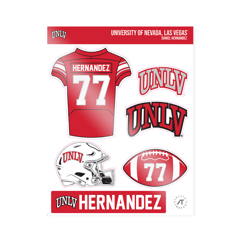 UNLV - NCAA Football : Daniel Hernandez - Sticker Sheet-0