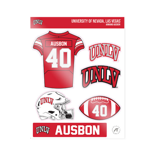 UNLV - NCAA Football : Armand Ausbon - Sticker Sheet-0