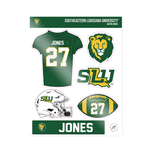 SELU - NCAA Football : Jakyri Jones - Sticker Sheet-0