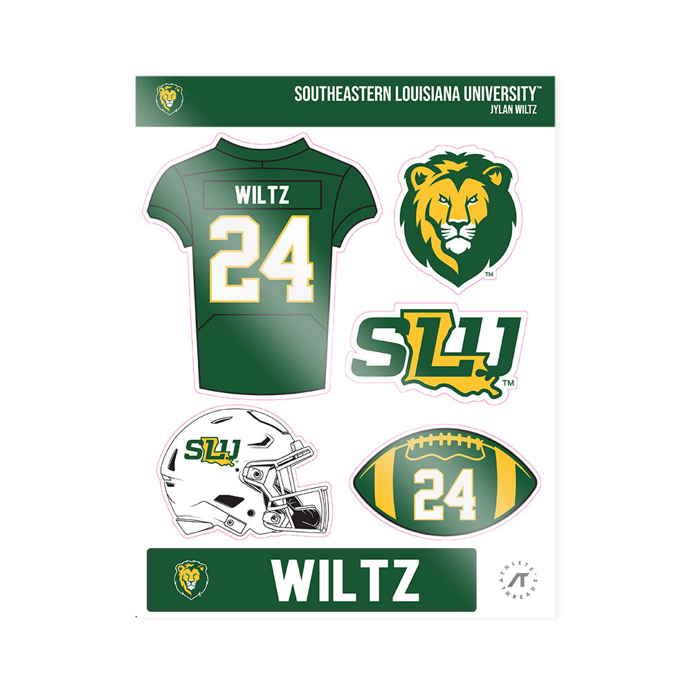 SELU - NCAA Football : Jylan Wiltz - Sticker Sheet-0