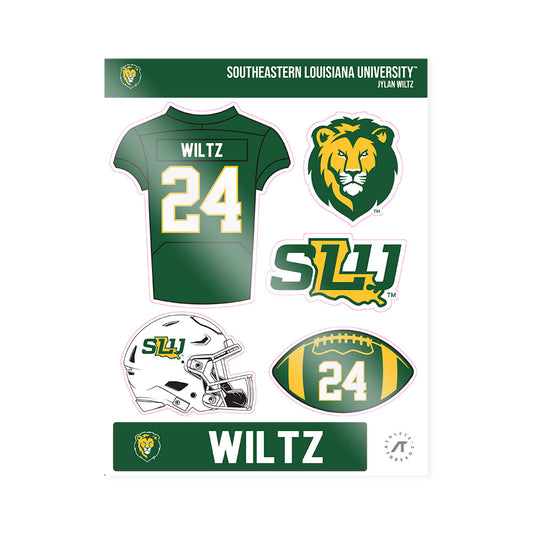 SELU - NCAA Football : Jylan Wiltz - Sticker Sheet-0