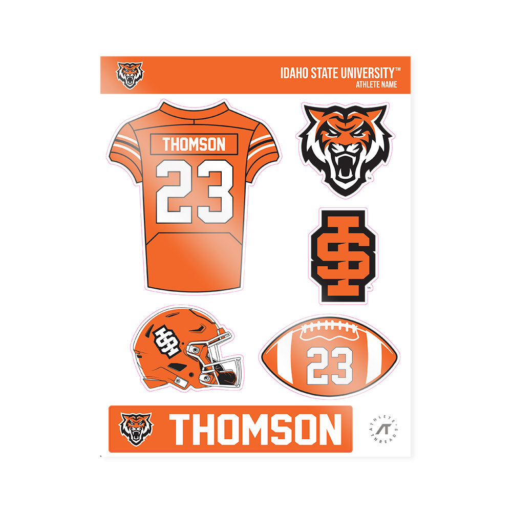 Idaho State - NCAA Football : Rylen Thomson - Sticker Sheet-0