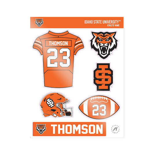 Idaho State - NCAA Football : Rylen Thomson - Sticker Sheet-0