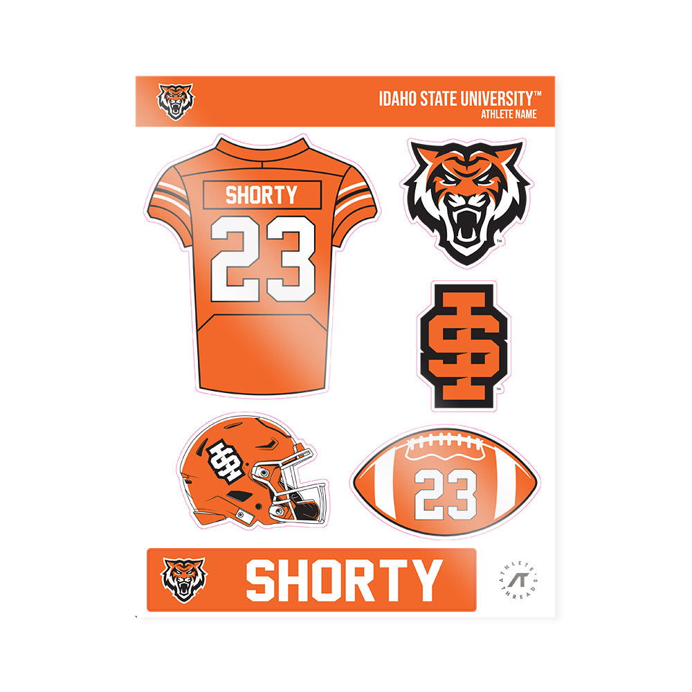 Idaho State - NCAA Football : TreShawn Shorty - Sticker Sheet-0