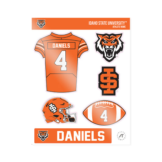 Idaho State - NCAA Football : Jackson Daniels - Sticker Sheet-0