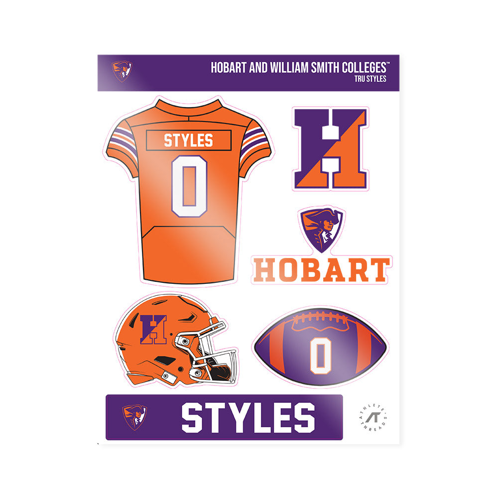 HWS - NCAA Football : Tru Styles - Sticker Sheet-0