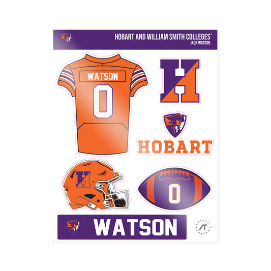 HWS - NCAA Football : Jack Watson - Sticker Sheet-0