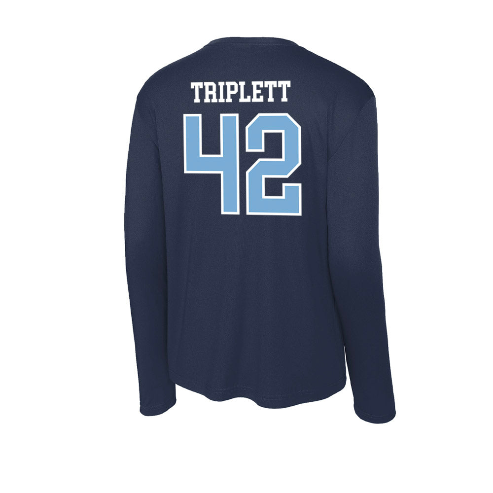 UNC - NCAA Football : Spencer Triplett - Activewear Long Sleeve T-Shirt-1