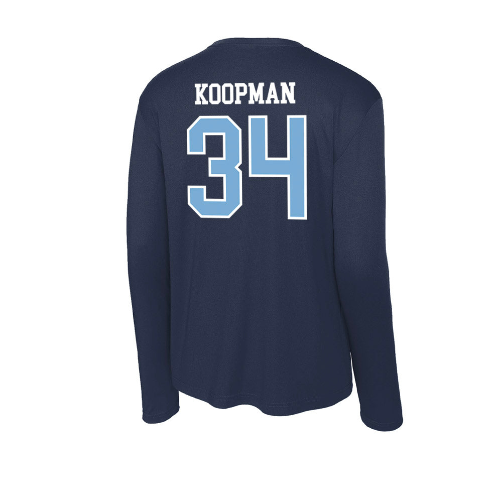 UNC - NCAA Men's Lacrosse : Brett Koopman - Activewear Long Sleeve T-Shirt-1