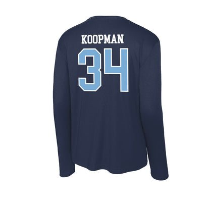 UNC - NCAA Men's Lacrosse : Brett Koopman - Activewear Long Sleeve T-Shirt-1