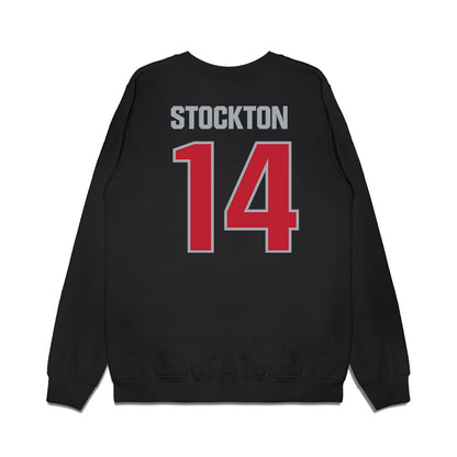 Georgia - NCAA Football : Gunner Stockton - Fleece Crewneck Sweatshirt-1