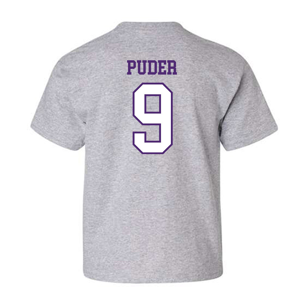 UST - NCAA Baseball : Adam Puder - Youth T-Shirt-1