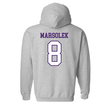 UST - NCAA Baseball : Owen Marsolek - Hooded Sweatshirt-1