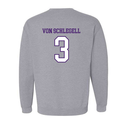 UST - NCAA Baseball : Zan von Schlegell - Crewneck Sweatshirt-1