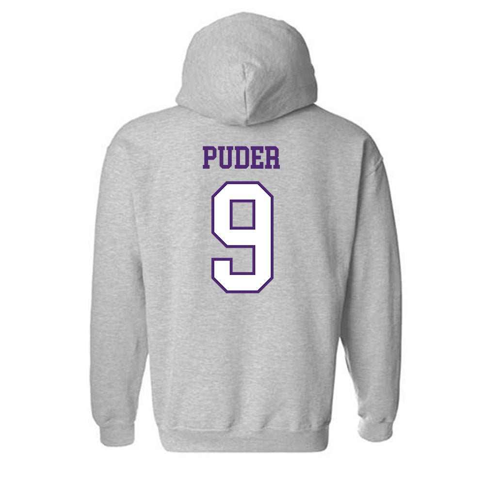 UST - NCAA Baseball : Adam Puder - Hooded Sweatshirt-1