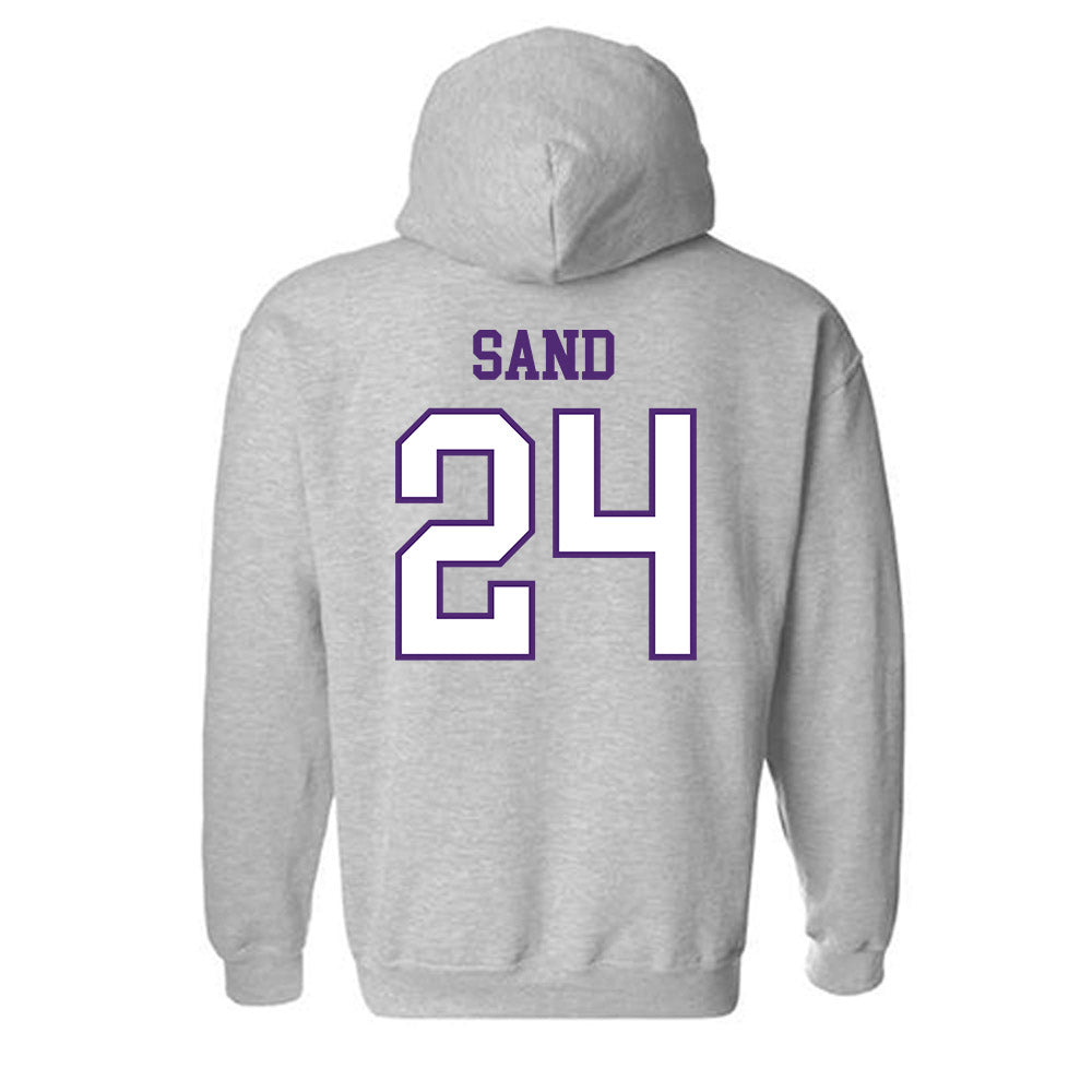 UST - NCAA Women's Basketball : Alyssa Sand - Hooded Sweatshirt-1