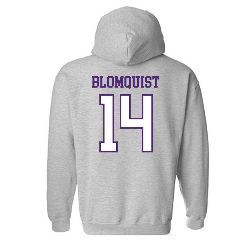 UST - NCAA Football : Javhi Blomquist - Hooded Sweatshirt-1