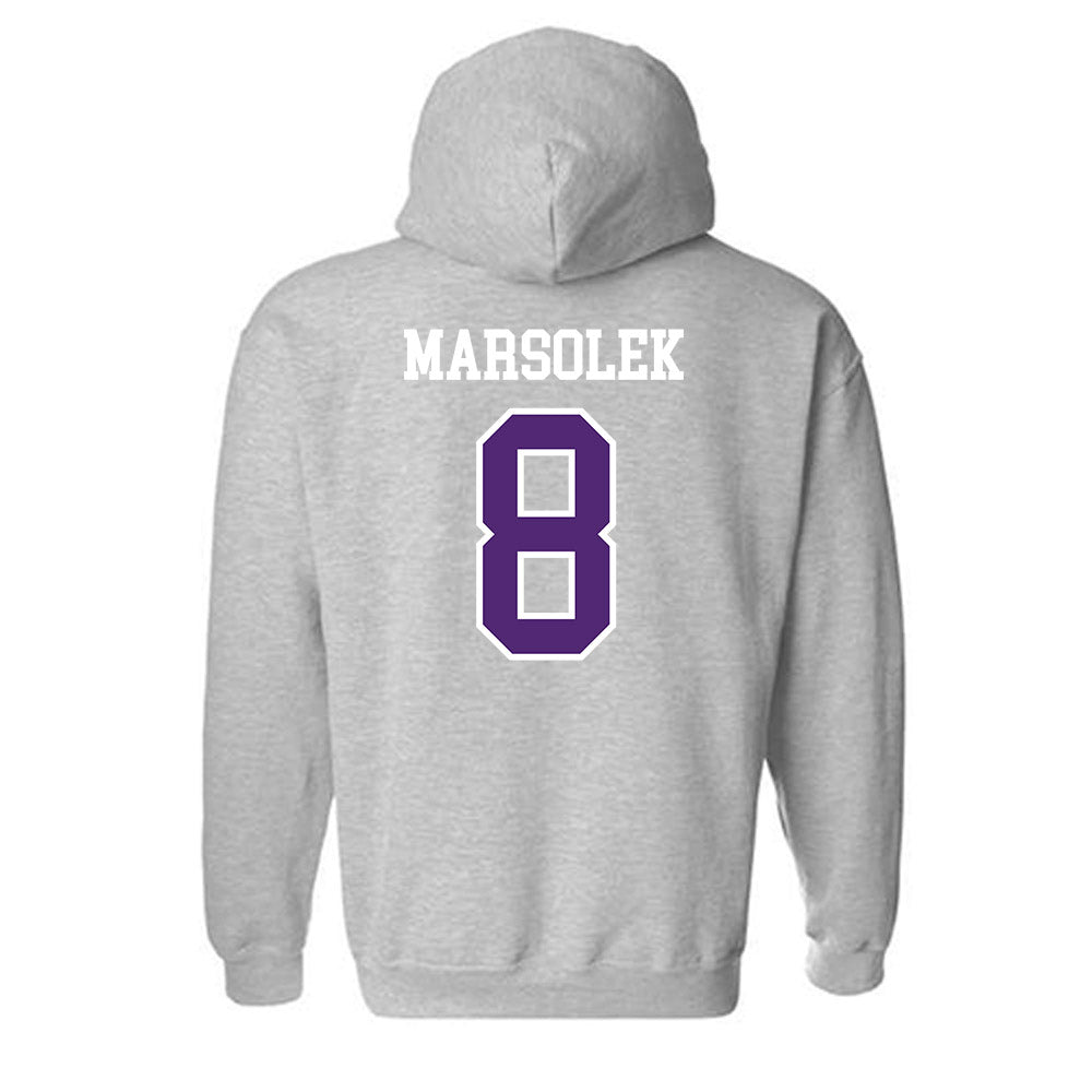 UST - NCAA Baseball : Owen Marsolek - Hooded Sweatshirt-1
