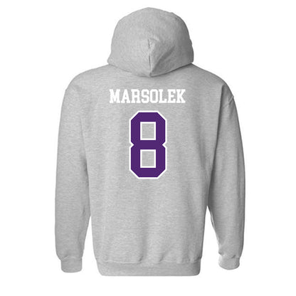 UST - NCAA Baseball : Owen Marsolek - Hooded Sweatshirt-1