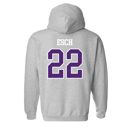 UST - NCAA Baseball : Evan Esch - Hooded Sweatshirt-1