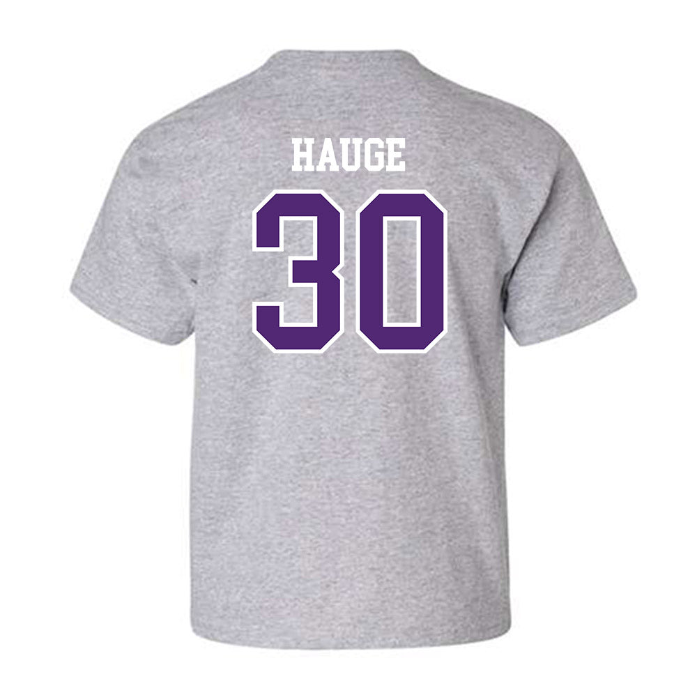 UST - NCAA Women's Basketball : Laura Hauge - Youth T-Shirt-1