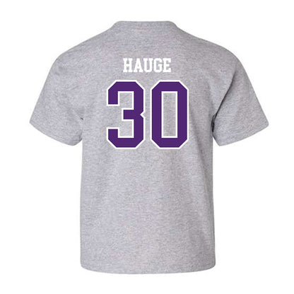 UST - NCAA Women's Basketball : Laura Hauge - Youth T-Shirt-1