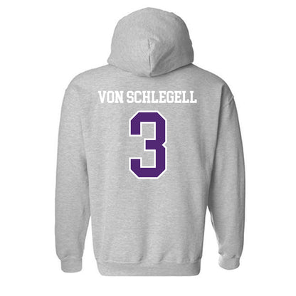 UST - NCAA Baseball : Zan von Schlegell - Hooded Sweatshirt-1
