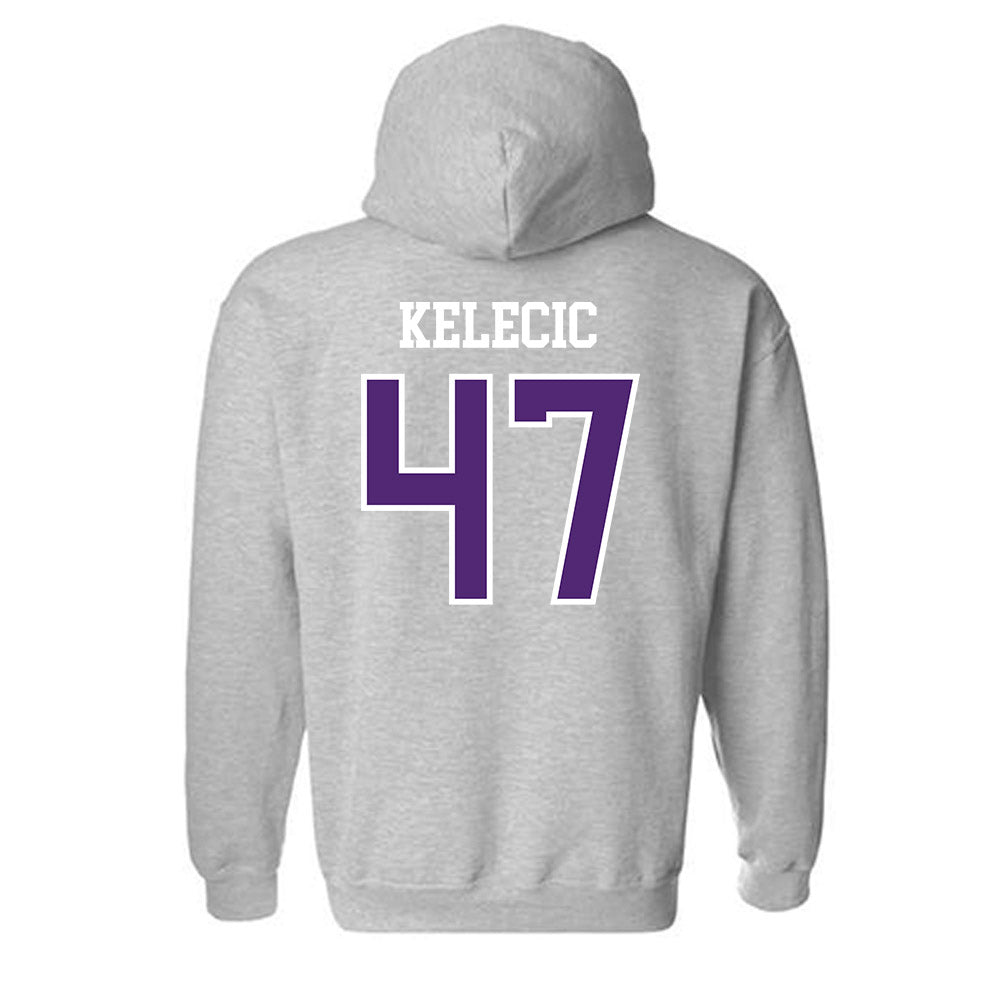 UST - NCAA Football : Michael Kelecic - Hooded Sweatshirt-1