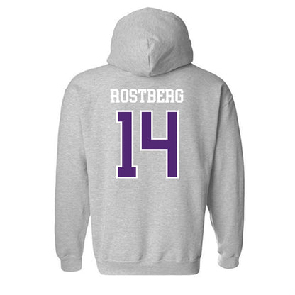 UST - NCAA Football : Michael Rostberg - Hooded Sweatshirt-1