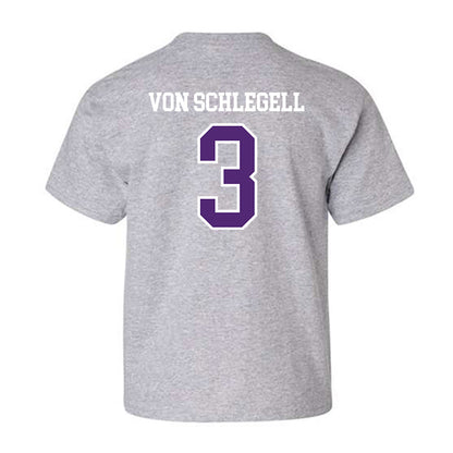 UST - NCAA Baseball : Zan von Schlegell - Youth T-Shirt-1