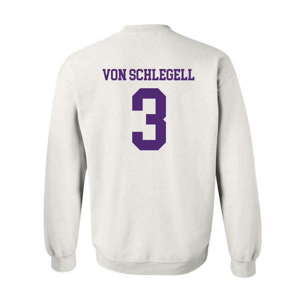 UST - NCAA Baseball : Zan von Schlegell - Crewneck Sweatshirt-1
