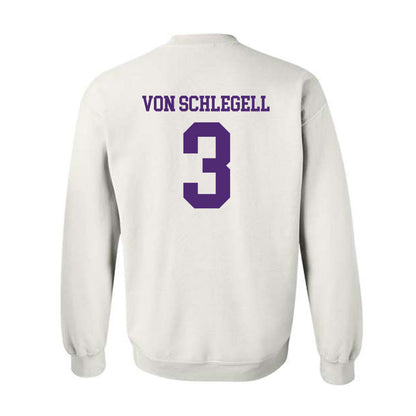UST - NCAA Baseball : Zan von Schlegell - Crewneck Sweatshirt-1